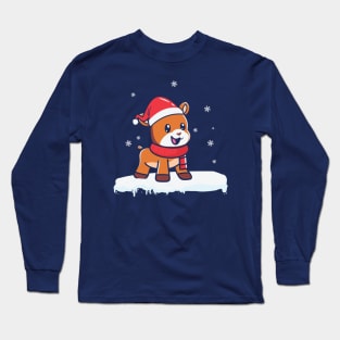 Christmas Deer Long Sleeve T-Shirt